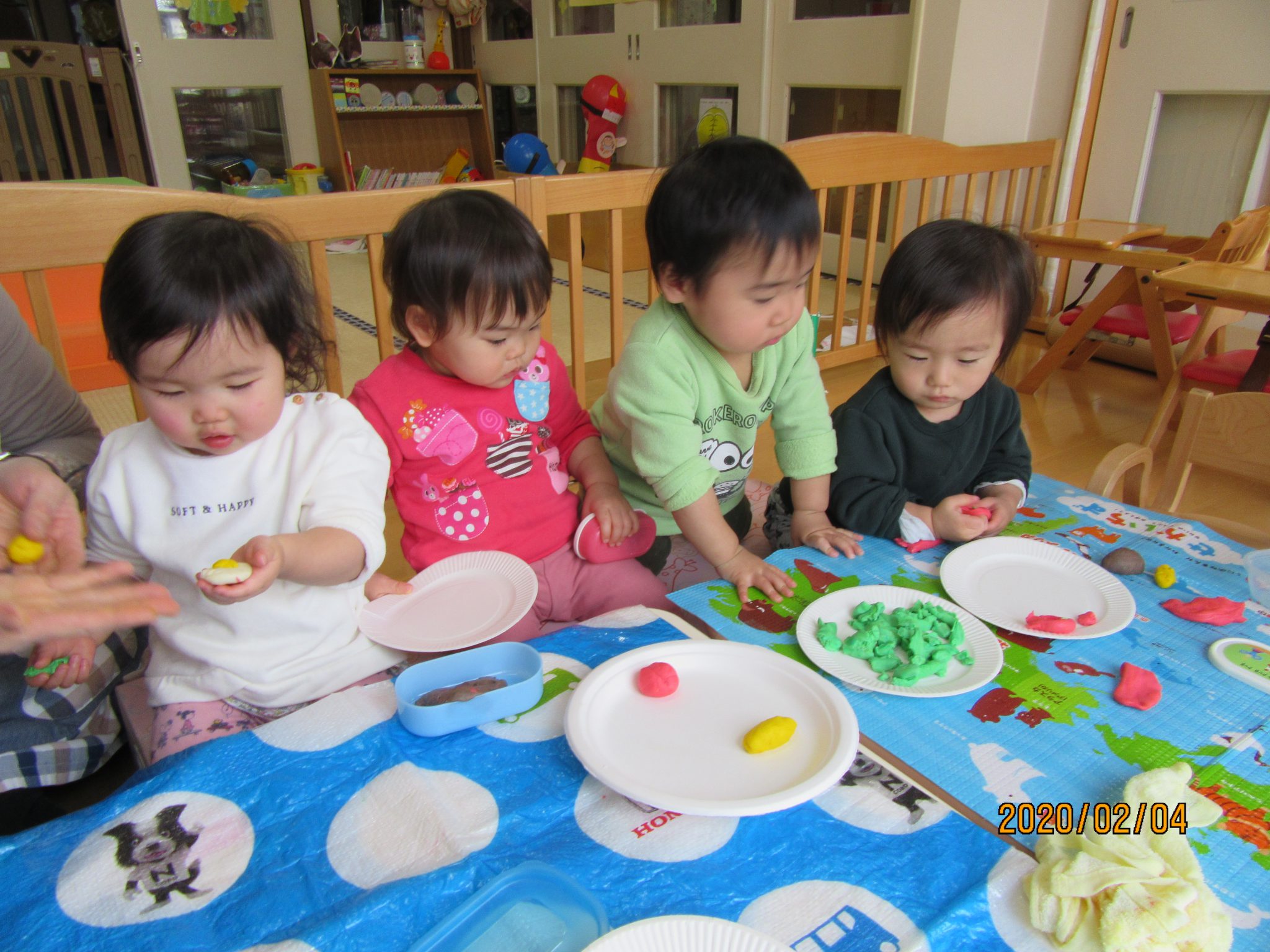 小麦 粘土 遊ん だ 後